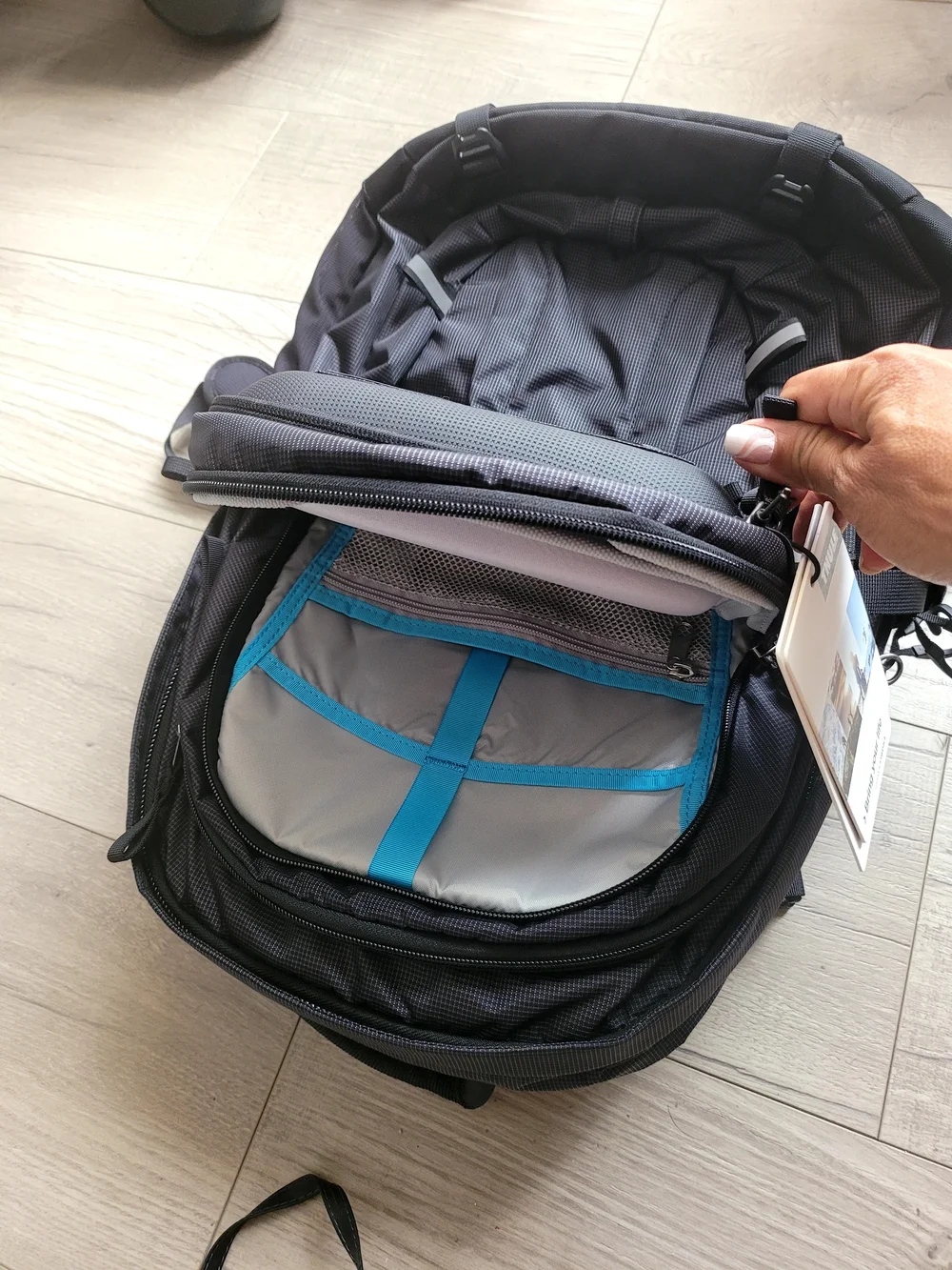 Thule Black Backpack with SafeZone